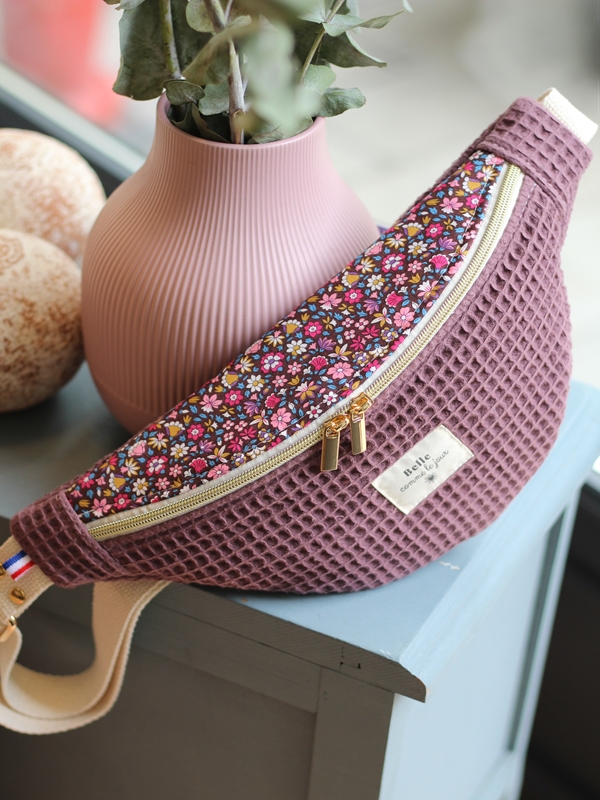 Banane Bicolore Nid d'Abeille Mauve Meera