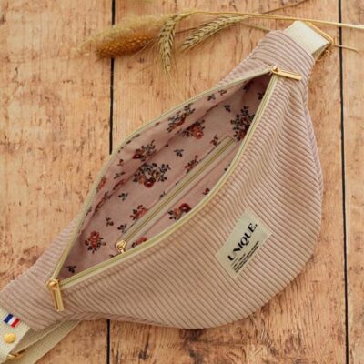 Banane Velours Rose Pâle Joséphine Intérieur