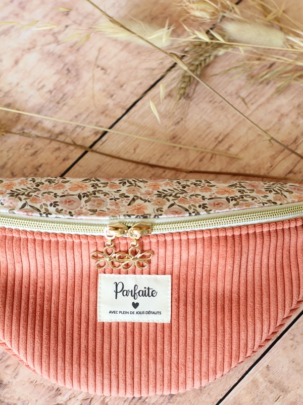 Banane Bicolore Velours Corail Camille Etiquette Banane Bicolore Velours Corail Camille Etiquette