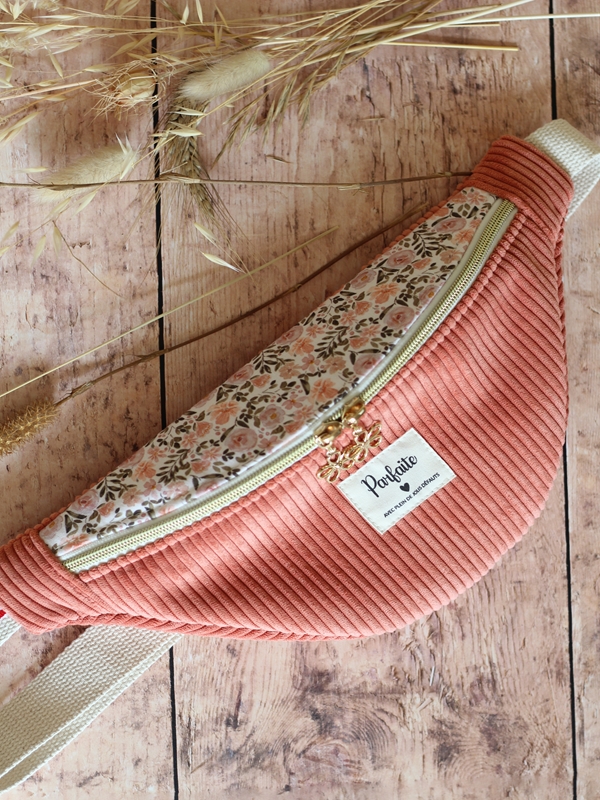 Banane Bicolore Velours Corail Camille