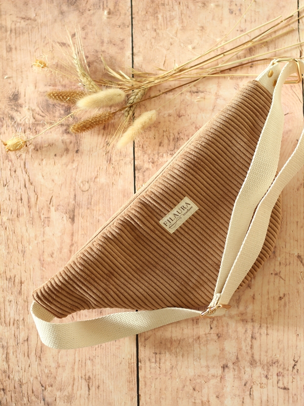 Banane Velours Taupe Isaure Dos Banane Velours Taupe Isaure Dos