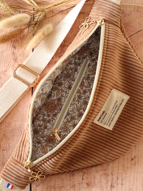 Banane Velours Taupe Isaure Intérieur Banane Velours Taupe Isaure Intérieur