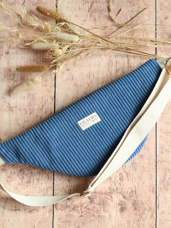 Banane Velours Denim Aldo Bleu Dos Banane Velours Denim Aldo Bleu Dos