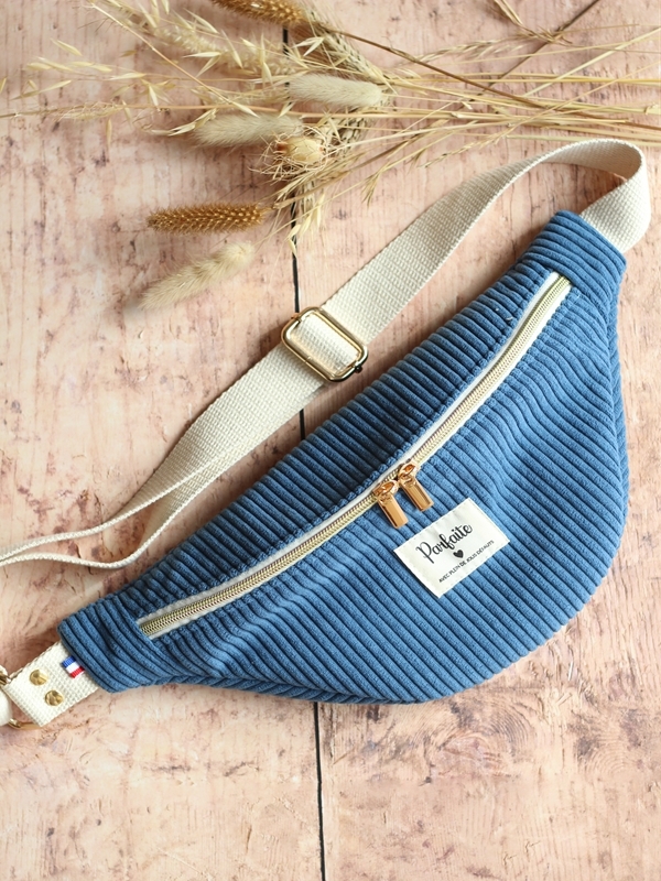 Banane Velours Denim Aldo Bleu