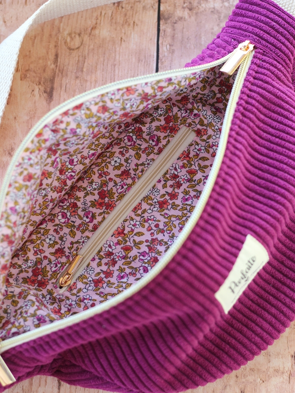 Banane Velours Aubergine Léonie Intérieur Banane Velours Aubergine Léonie Intérieur