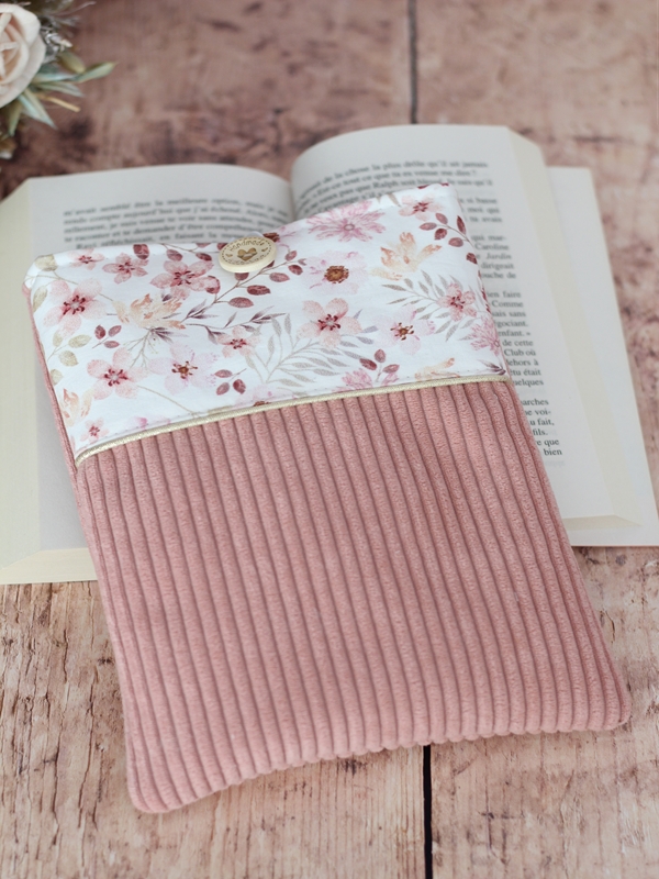 Pochette Ă Livre Vieux Rose Ambroise