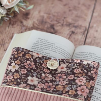 Pochette à Livre Vieux Rose Apolline Détails