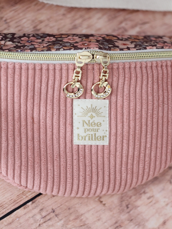 Banane Bicolore Velours Vieux Rose Apolline Etiquette Banane Bicolore Velours Vieux Rose Apolline Etiquette