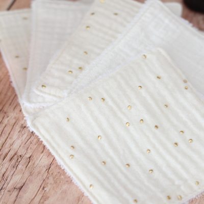 LINGETTES POIS DORES Détails